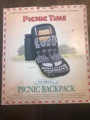Picnic Time Purple INSULATED Orginal BACKPACK Service TWO Columbus camp Wine