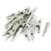 20pcs Metal Electrical Test Crocodile Alligator Cable Clip Clamp 44mm Long