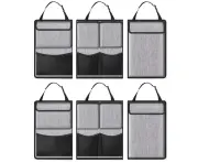 Large Capacity Car Back Seat Organizer and Storage-Grey