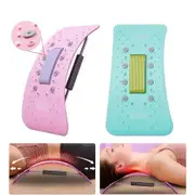 Back Massager ,Spine Cracker Back Stretcher Neck And Back Massagerlumbar Support Smart Massage(Pink)