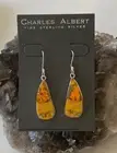 NWT New Charles Albert Bumble Bee Jasper Earrings Alchemia