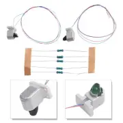 HO Scale Bicolor Dwarf Traffic Signal RedGreen Set for Model Railroads