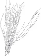 OHPHCALL 10Pcs White Tree Branches Decorative Twigs for Vase Indoor Home Decor for Rustic Farmhouse Style Floral Arrangements Weddings and Seasonal Celebrations