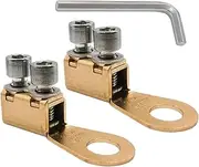 Terminal Block Power Stud - Ground Junction Block Power Distribution Studs | Post Terminal Block Set | Insulated Battery Junction | Battery Distribution Set for Truck Car Rv Boat