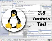 linux tux decal sticker pc os free shipping