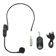 Wireless Microphone Headset 2.4G 160FT Range Mic System For Voice Teach Speaker