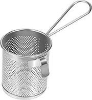 Cabilock Hot Pot Slip Through The Net Skimmer Ladle Cooking Filter Spoon Italian Pasta Cooking Skimmers Tagliatelle Pasta Kitchen Cooking Sieve Pasta Skimmer Stainless Steel Food Shabu