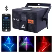 IOS Android App Edit Remote 5W RGB iLDA DMX DJ Show Stage Projector Laser Lights