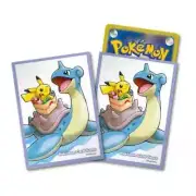 New Pokémon Center Japan Pikachu and Lapras Card Sleeves (64 Sleeves)