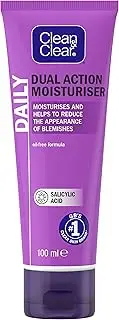 Clean and Clear Dual Action Moisturiser, 100ml