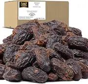 Traina Home Grown California Sun Dried California Medjool Dates - Healthy, No Added Sugar, Non GMO, Gluten Free, Kosher Certified, Vegan, Value Size (5 lbs)