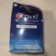Crest 3D White Strips Classic White at-Home Teeth Whitening Kit, 10 Treatments