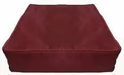Box Cushion Cover- Square Patio Seat Chair Indoor Cushion Cover Polyester Brown 28" Length x 28" Breadth x 5" Thick (71cm x 71 cm x 12cm)