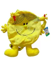 Little Miss Sunshine Character Plush Yellow Backpack Mr Men Christmas Gift