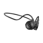 M-1 Back-mounted Touch Noise Reduction Bone Conduction Bluetooth Earphone with Detachable Microphone Black