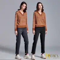 在飛比找momo購物網優惠-【MON’S】石墨烯內絨毛直筒褲(2件組)