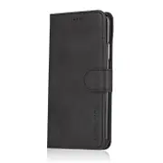 PU Leather Wallet Case for Samsung Galaxy S22 Magnetic Luxury Flip Card Slot Cover For Galaxy S22- Black Samsung S22