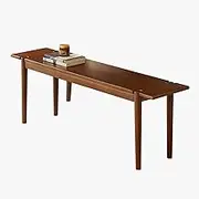 GUAWJRZDP Wood Bench, Solid Wooden Dining Bench, Farmhouse Wood Bench, Wood Indoor Bench Stool, for Home Kitchen Dining Living Room Entryway Restaurant, Brown(100cm/39.3in)