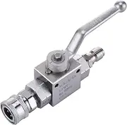 Tool Daily High Pressure Washer Ball Valve Kit, 3/8 Inch Quick Connect for Power Washer Hose, 4500 PSI