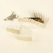 10pcs Silver Tone Wood Jewelry Box Edge Cover Corner Protector Guards Decorative