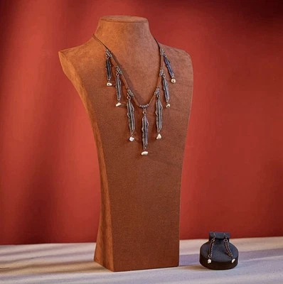 Wangler Bohemian Style Necklace Earing Set new