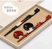 Issou Chopstick Rest/Chopstick Set Made in Japan, Gift Box Included
