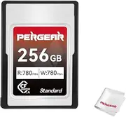 Pergear Standard Series 256GB CFexpress Type A Memory Card, Up to 780MB/s Read and 780MB/s Write Speed for 4K 120P, 8K 30P Recording, Compatible with Sony Alpha and FX Camera