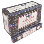 Satya Nag Champa Masala Incense Sticks Fragrance Black Opium Agrabatti Box 180g
