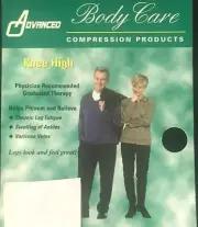 Body Care 20-30 mmHg Knee High Compression Support Stockings, Unisex Medium Nude