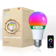 MOES Smart Matter WiFi E27 LED Light Bulbs CW RGB Dimmable Homekit/Alexa/Google