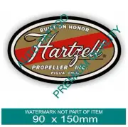 HARTZELL PROPELLER DECAL STICKER AVIATION AEROPLANE JET AVIONICS DECALS STICKERS