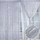 Glitter String Curtain Screen Panel Hanging Beaded Curtains Door Fly Screen