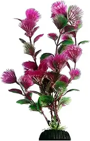 Ecoscape Medium Fan Palm Pink Aquarium Plant Fish Tank Décor Aqua One