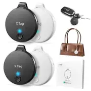 Air Tags-? Pack: Item Finder for Apple Find My (iOS only) 4Pack-Black White