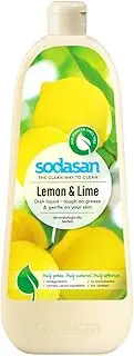 Sodasan Lemon Dishwasher Liquid, 1 liters