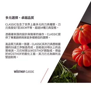 《WUSTHOF》德國三叉牌CLASSIC 17cm三德刀 掌廚官方代理 附原廠保固卡