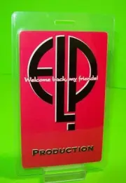 Emerson Lake And Palmer Backstage Pass Original 1992 Prog Rock Music Gift ELP