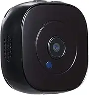 Surveillance Recorder Mini Camera 1080P Portable Video Recorder IP Night Vision Wearable Micro Cam with Motion Sensor Security Magnetic-Back Dv/WiFi Dv Black