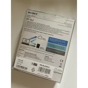 Sony HD-SL2 2TB 隨身行動硬碟 全新現貨(1銀2黑）（已保留勿下單）