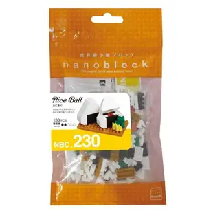 ☆勳寶玩具舖【現貨】日本河田積木 nanoblock NBC_230 飯糰 Rice Ball