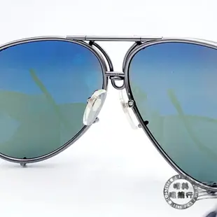◆明美鐘錶眼鏡◆ PORSCHE DESIGN保時捷/P8478A(槍色)/鈦金屬可換鏡片飛行墨鏡