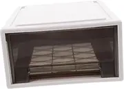 NUOBESTY Stackable Storage Drawers Plastic Drawer Storage Organiser for Wardrobe