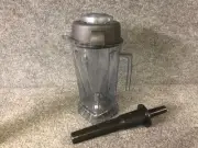 OEM Vitamix Blender 64oz Dry Blade Container Pitcher w/Tamper Lid Plug & Blade