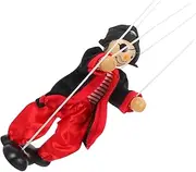 Vaguelly Marionette Puppets Wooden Pirate Marionette Puppet Toy for Boys and Girls Adults