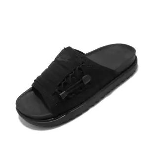 Nike 拖鞋 Asuna Slide 套腳 女鞋 輕便 舒適 簡約 穿搭 夏日 全黑 CI8799001