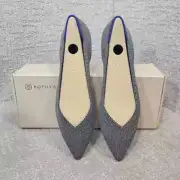 Rothys The Point Cloud Grey Pointed Toe Slip on Shoes Womens Size 5, 9, 9.5 11.5