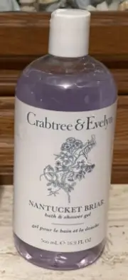 Crabtree & Evelyn "NANTUCKET BRIAR" Bath & Shower Gel 16.9 OZ ~ New