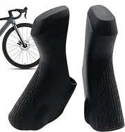 Humkopnl Bikes Shift Case, Non-Slip Bracket Cover Silicone Cover, Shift Case Stylish Brake Lever Cover Durability & Enhanced Grip for Mountain Road Bikes