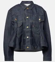 [Sacai] Sacai x Levi's® denim jacket AU 14 blue