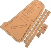 Gadpiparty 1 Set DIY Chest Bag Production Templates Stencil for Crafting Leather Goods Durable Kraft Linerboard for Leatherworkers and Hobbyists